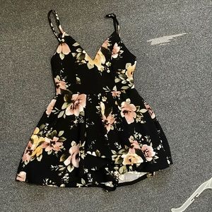 Flower romper dress